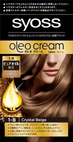 Syoss Oleo 面霜染髮膏 1B 水晶米色（Crystal Beige）