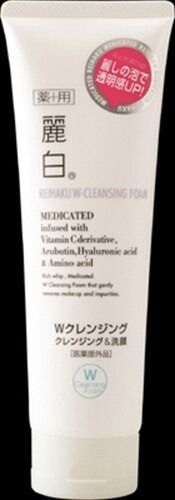 【熊野油脂】麗白 藥用 雙效卸妝潔面泡沫（卸妝・潔面）