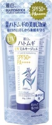 熊野油脂 麗白 薏米 UV乳液凝膠 SPF50+ PA++++ (管裝)