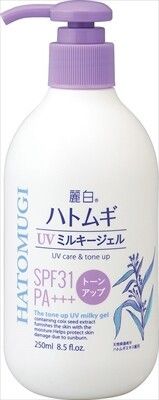 【熊野油脂】麗白 薏仁提亮防曬乳液啫喱 SPF31 PA+++（泵裝）