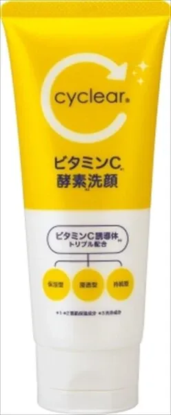 【熊野油脂】CYCLEAR 維他命C 酵素潔面（潔面／卸妝）