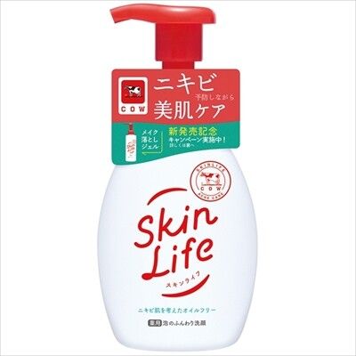 【牛乳石鹸共進社】Skinlife 藥用輕柔泡沫潔面（附按壓泵）