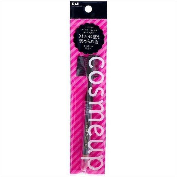 【KAI】cosmeup 眉筆（附刷）深棕色【彩妝】