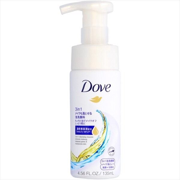 Dove 3合1 可卸妝泡沫潔面（卸妝／潔面）