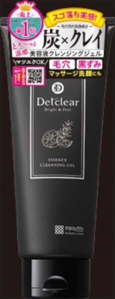 【明色化妝品】DET CLEAR BRIGHT＆PEEL美容液卸妝凝膠＜炭泥＞