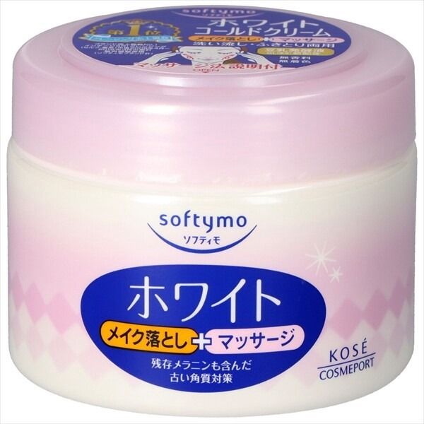 【Mandom】Softymo 白色冷霜【卸妝・潔面】