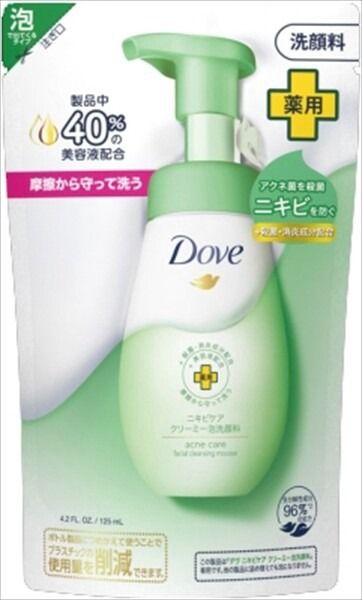 【聯合利華】Dove 痘痘護理 濃密泡沫潔面乳 詰替用【洗面 / 潔面】