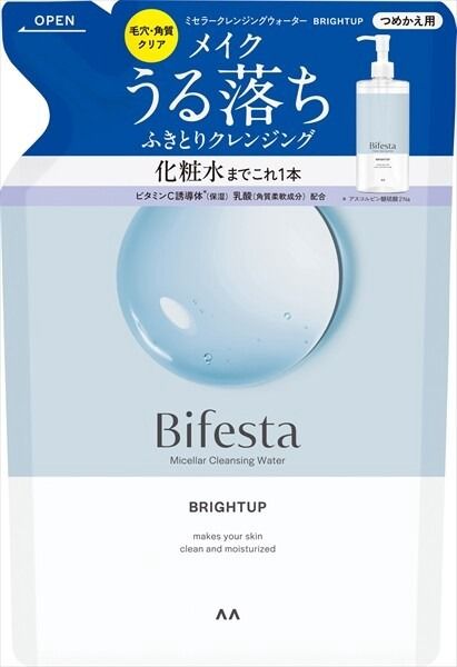 【Mandom】Bifesta Micellar 卸妝水 亮肌配方 補充裝
