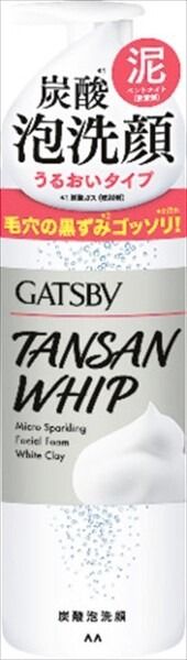 【Mandom】Gatsby 微細泡沫潔面乳 白色粘土