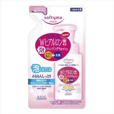【KOSE Cosmeport】Softymo 泡沫卸妝潔面（雙重透明質酸）補充裝