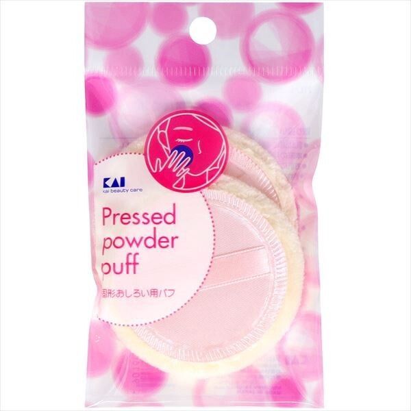 【貝印】貝印 定妝粉餅粉撲 2件裝 HL0352