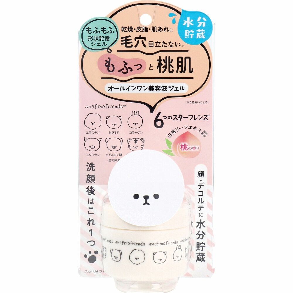 Mofumofu Friends 全效合一精華啫喱（桃香）50g
