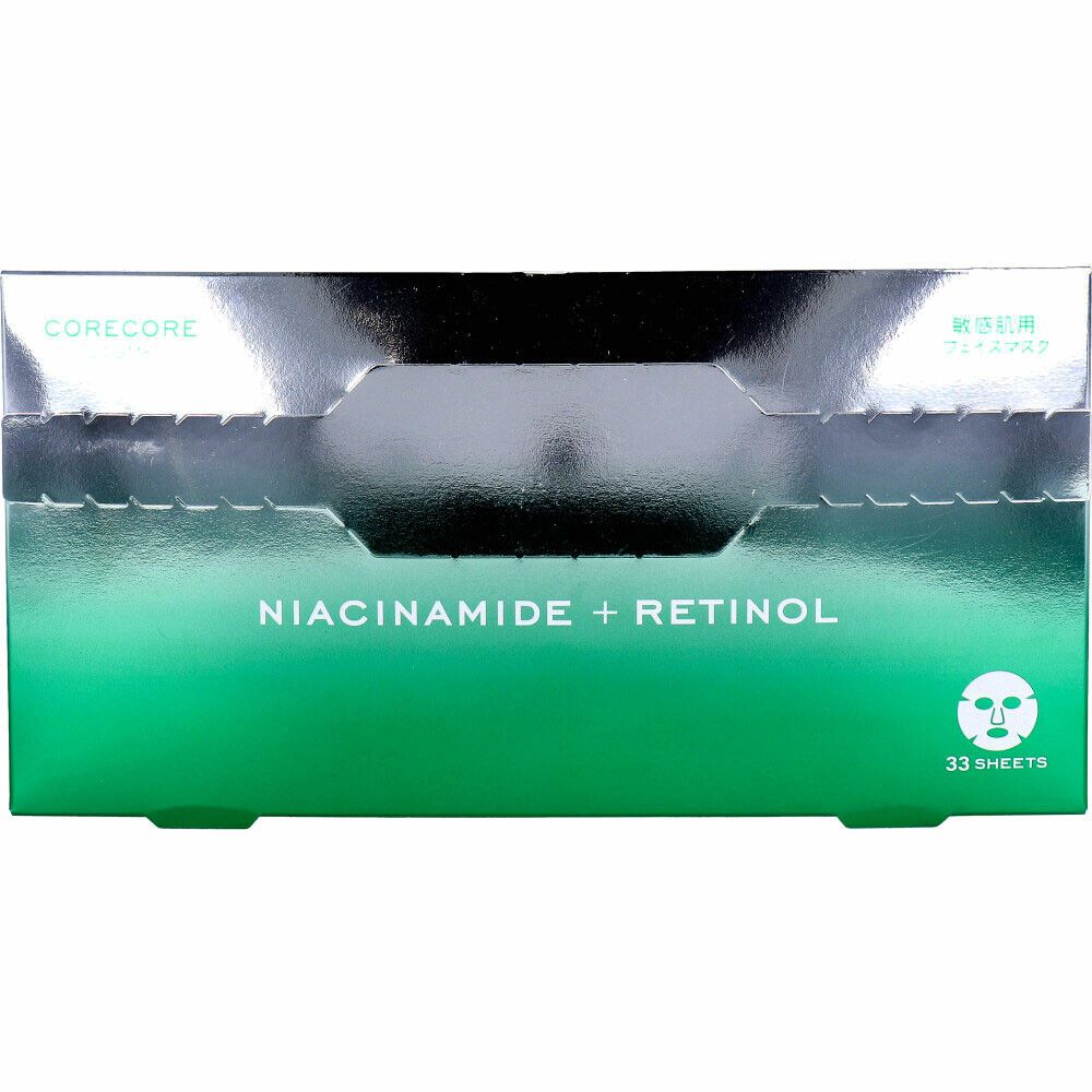 CORE CORE COSME 煙酰胺＋視黃醇 敏感肌適用面膜（33片裝）