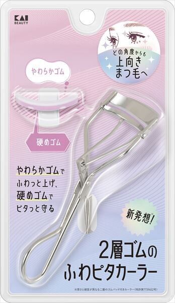 【貝印】KQ3196 雙層橡筋柔軟貼服髮捲（附替換橡筋1個）【美妝】