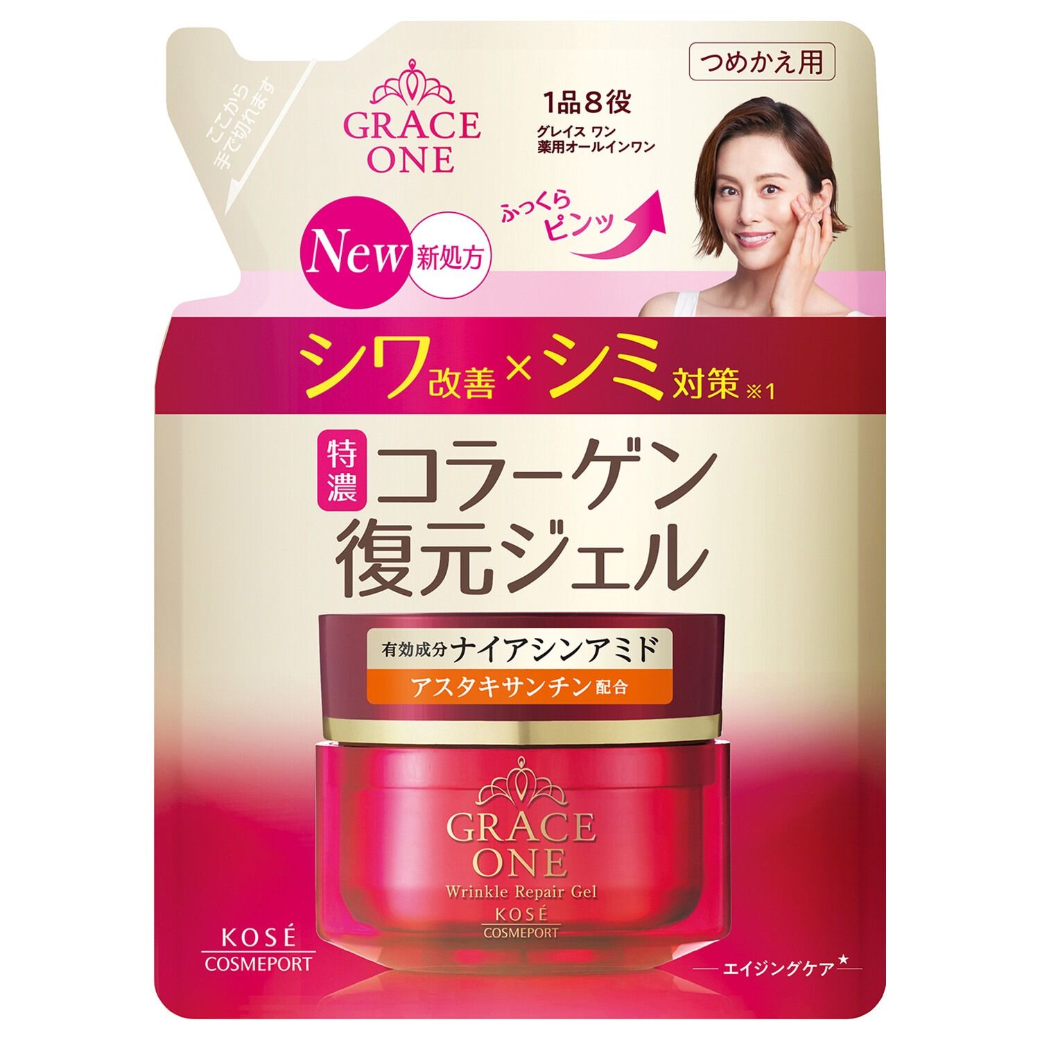 KOSE Grace One 藥用抗皺修護凝膠 補充裝 90g