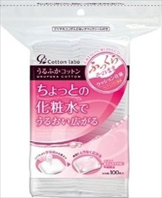 【Cotton Labo】Cotton Labo Uru Fuka 化妝棉粉撲（拉鏈袋裝）