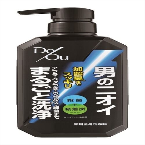 【Rohto】樂敦製藥 De-Ou 藥用卸妝潔淨沐浴露（泵裝）【沐浴露】