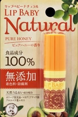 【Rohto】樂敦製藥 Mentholatum Lip Baby 潤唇膏（Natural／Pure Honey 香味）