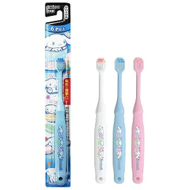 EBiSU Kids Cinnamoroll Toothbrush (Soft) Ages 6+ 1pc (Made in Japan)