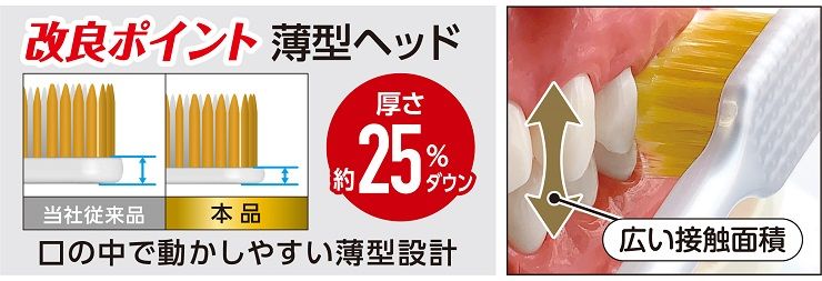 EBiSU Premium Care Toothbrush 6-Row Compact (No.50, Extra Soft) 1pc (Made in Japan)