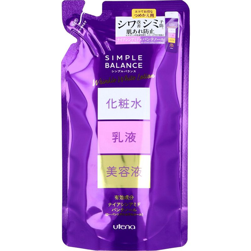 Simple Balance 藥用抗皺亮白化妝水 補充裝 200mL