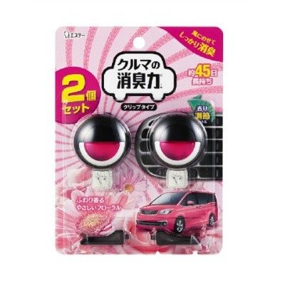 汽車用消臭芳香劑（夾式）花香味