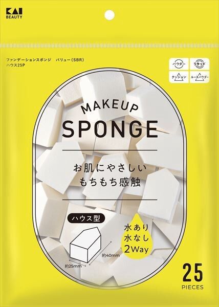 【貝印】KQ3300 粉底海綿（超值裝）【化妝用】