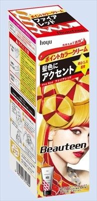 Beautylabo 黑髮適用 重點染色面霜（火焰紅）