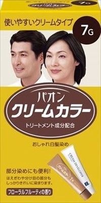 PaoN 面霜染髮膏 7G 自然黑褐色（白髮用）