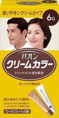 PaoN 面霜染髮膏 6G 自然啡色（遮白髮用）