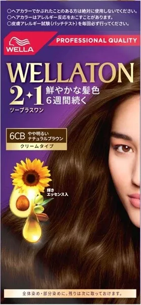 【HFC】Wella Tone 2+1 面霜型染髮霜 6CB 色號