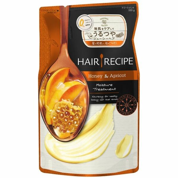 【P＆G】Hair Recipe 蜂蜜杏桃豐潤保濕配方護髮素（補充裝）