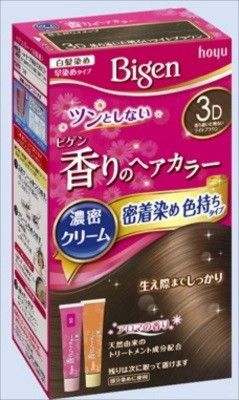 Bigen 香氛染髮面霜 3D 自然亮澤淺啡色（Light Brown）