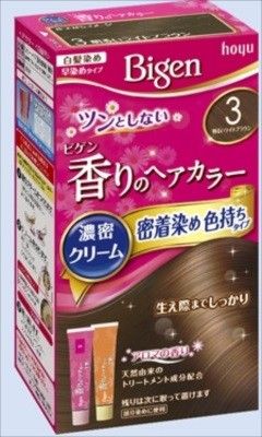 Bigen 香氛染髮面霜 3號 亮淺啡色（遮白髮用）