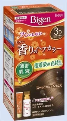 Bigen 香氛染髮乳液 3D 自然亮淺棕色
