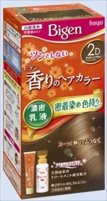 Bigen 香氛染髮乳液 2D 沉穩亮淺棕色