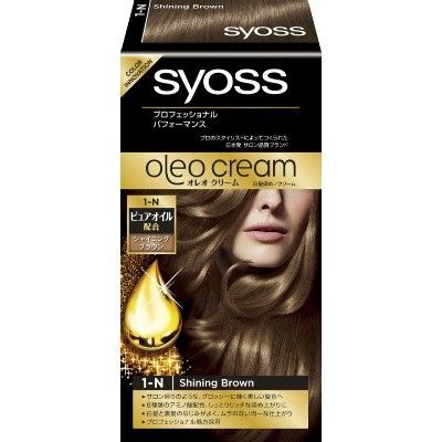 Syoss Oleo 面霜染髮膏 1N 閃亮啡棕色