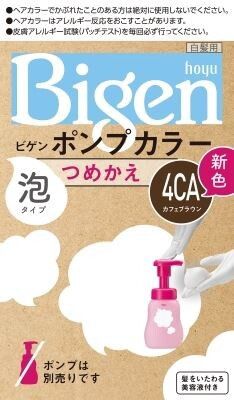 Bigen 泵裝染髮劑 補充裝 4CA 咖啡啡色（遮白髮用）