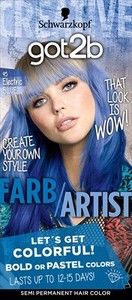 got2b 染色面霜（電光藍）