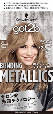 【販売終了】Henkel Japan GOT2B Bonding Metallics 金屬感染髮劑（焦糖金棕色）