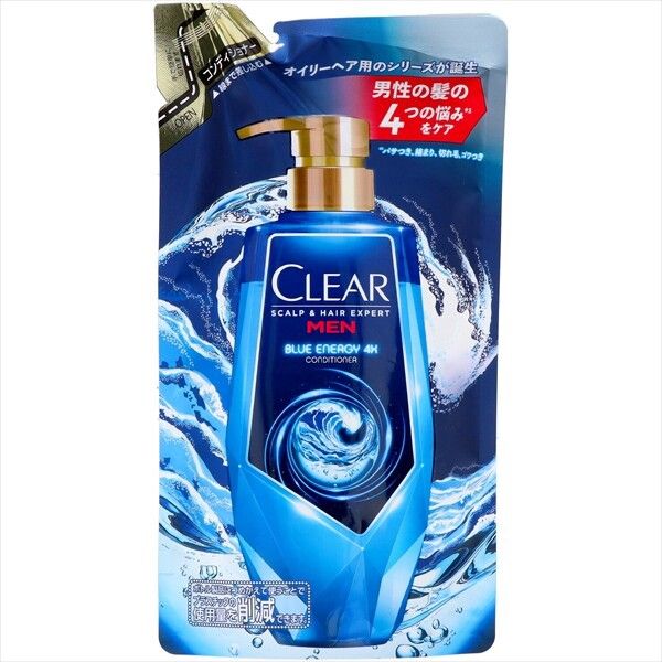 CLEAR 藍色能量 4X 頭皮護髮素 補充裝