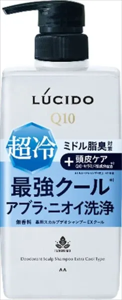 【販売終了】Mandom LUCIDO 藥用頭皮除臭洗髮露 EX 極涼配方
