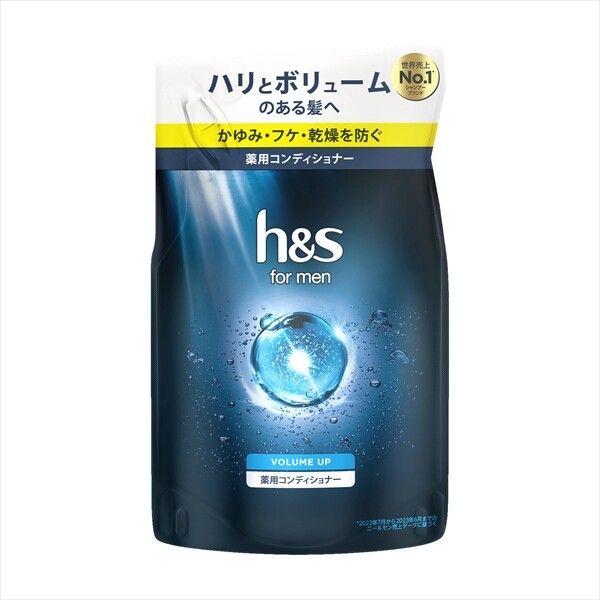 【P＆G】h&amp;s for men 豐盈增量護髮素 補充裝