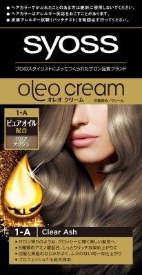 Syoss Oleo 面霜染髮膏 1A 透明灰啡色（遮白髮用）