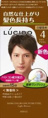 LUCIDO 一按式護理染髮劑（淺棕色）【染髮】