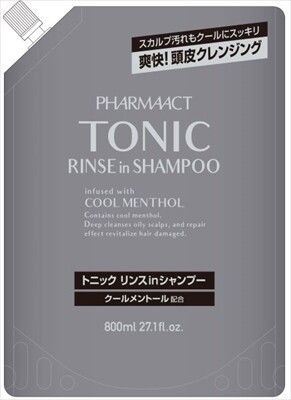 【熊野油脂】Pharmaact 活力滋養二合一洗髮水（補充裝）