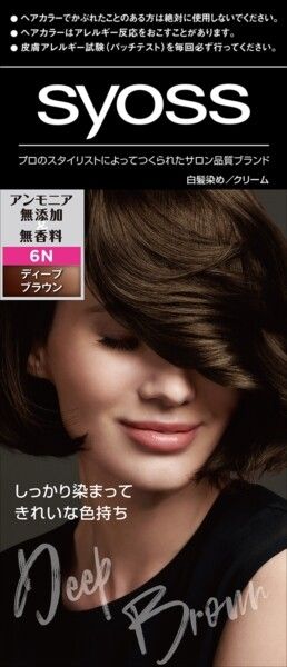 Syoss 染髮面霜 6N 深棕色（遮白髮用）