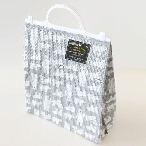 OKAZAKI Polar Bear Insulated Aluminum Bag Grey 35×29.5×14.5cm (Made in China)