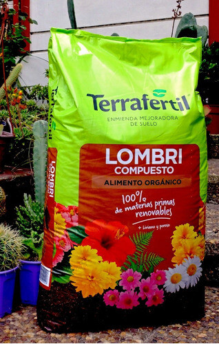 HUMUS 50L LOMBRICOMPUESTO TERRAFERTIL