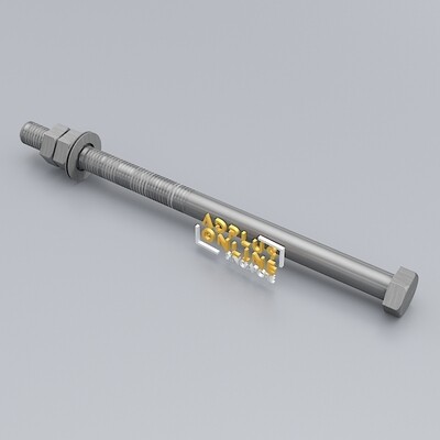 ASJ / ASD 42-30 Stationary Jaw Wedge Bolt with 2 Spring Washers &amp; 2 Nuts (4 Sets Per Crusher)
